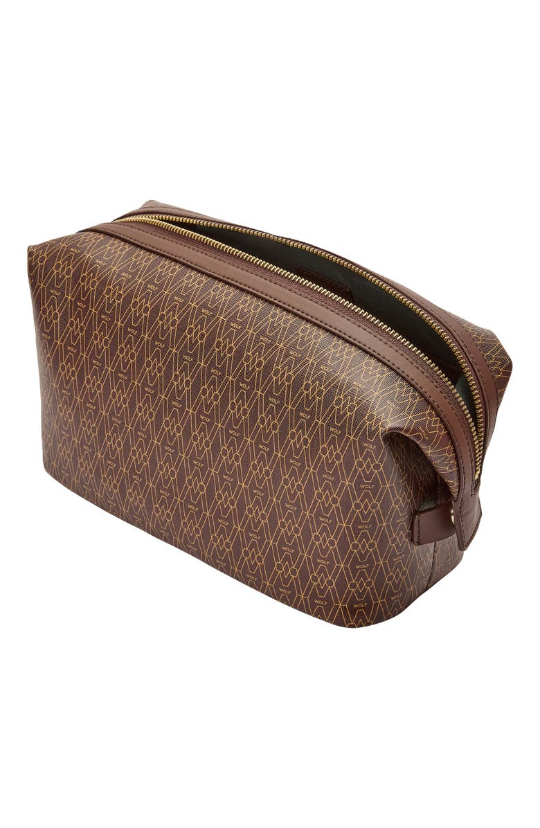 WOLF Signature Washbag, Alternate, color, Brown