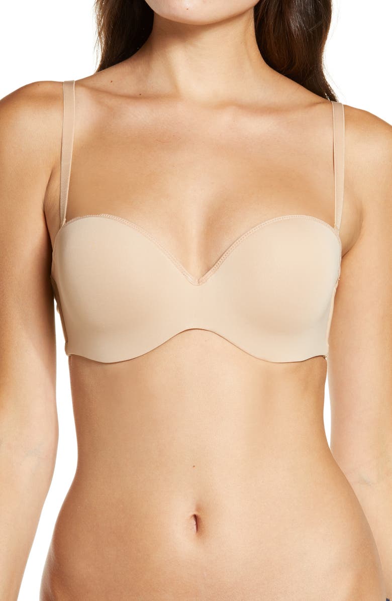 Le Mystère Versatile Strapless Underwire Bra, Alternate, color,