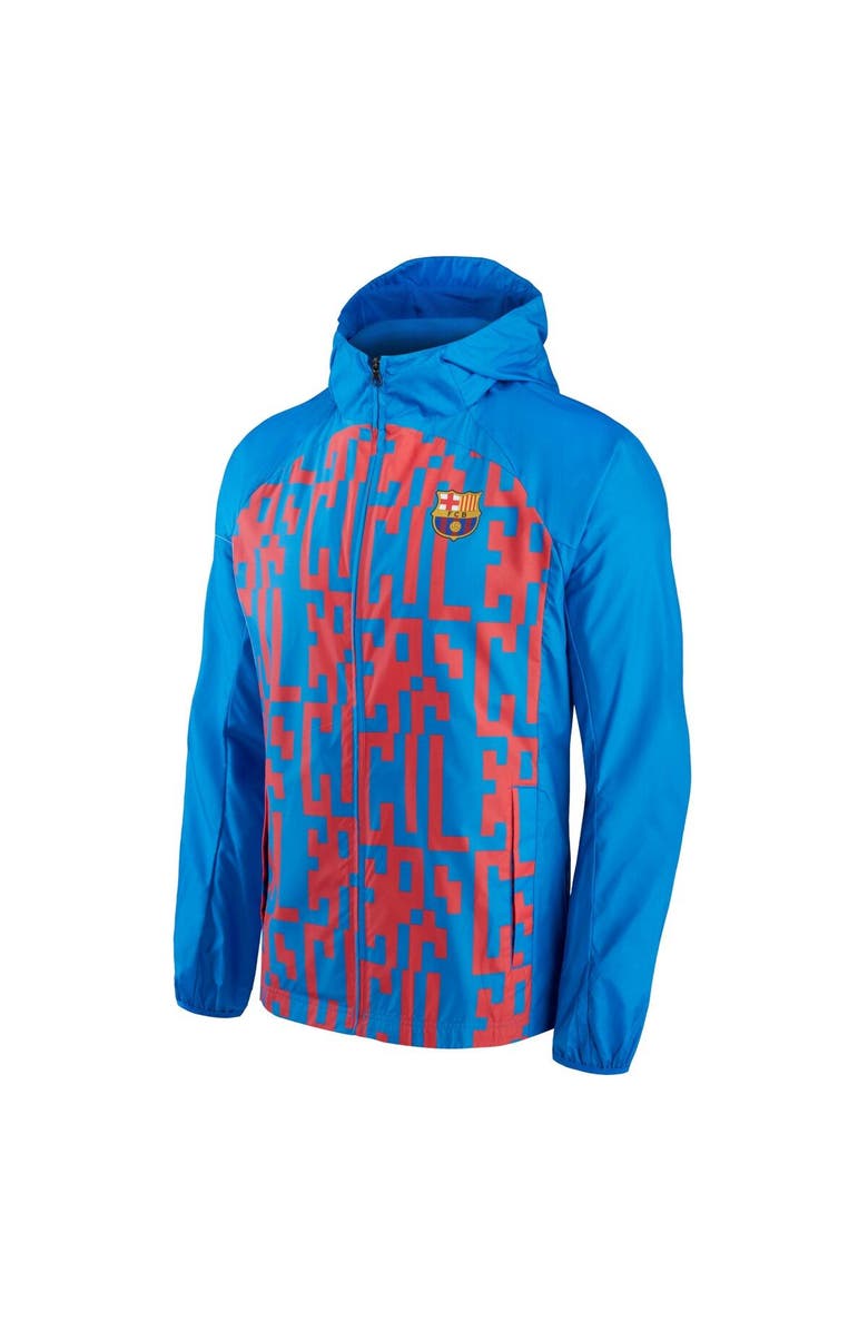 Nike Men's Nike Blue Barcelona AWF Raglan Full-Zip Jacket, Alternate, color, 