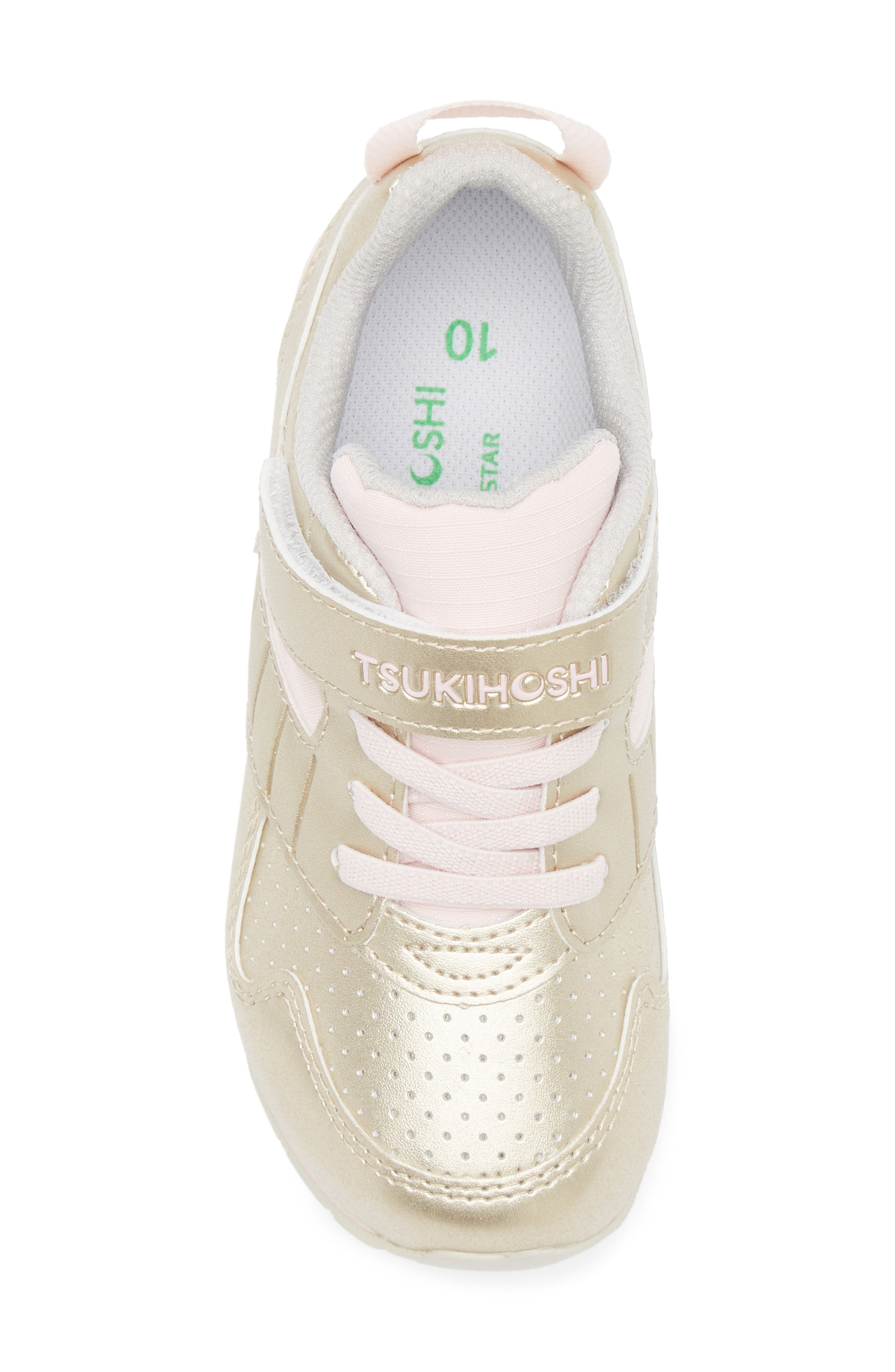 Tsukihoshi Racer Washable Sneaker, Alternate, color, Gold/ Rose