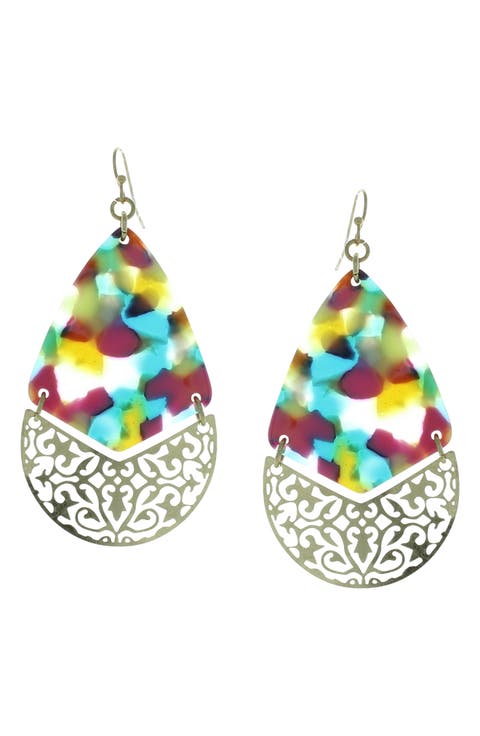 Quinn Filigree Drop Earrings