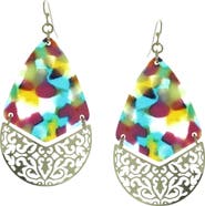 OLIVIA WELLES Quinn Filigree Drop Earrings