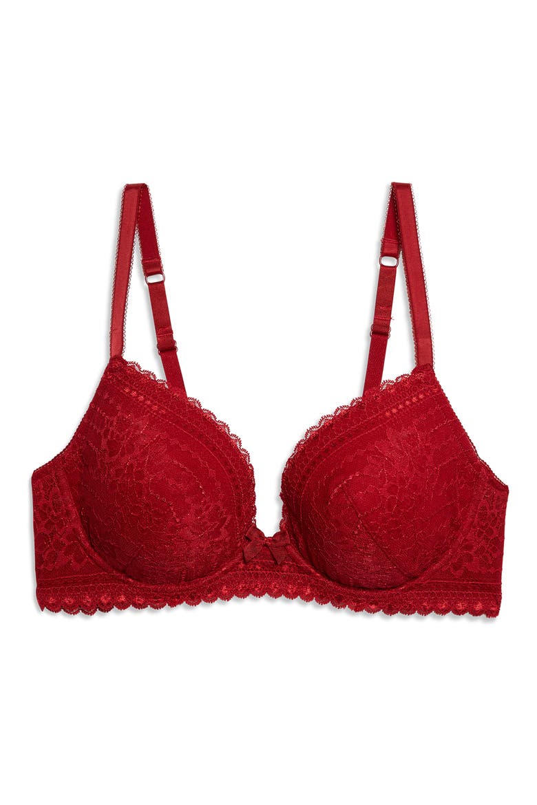Panama Underwire Contour Bra, Main, color, CARDINAL