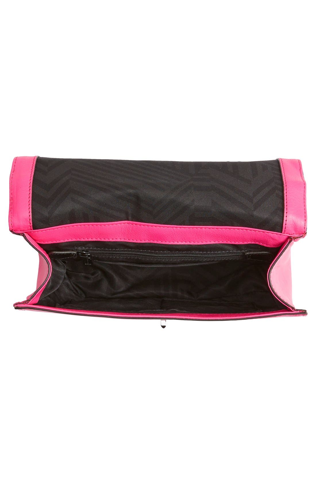Love Leather Crossbody Bag, Alternate, color, FLAMINGO/ SILVER HRDWR