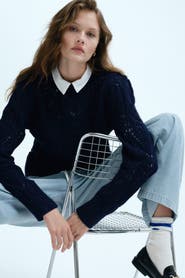 H&M Pointelle-knit Jumper