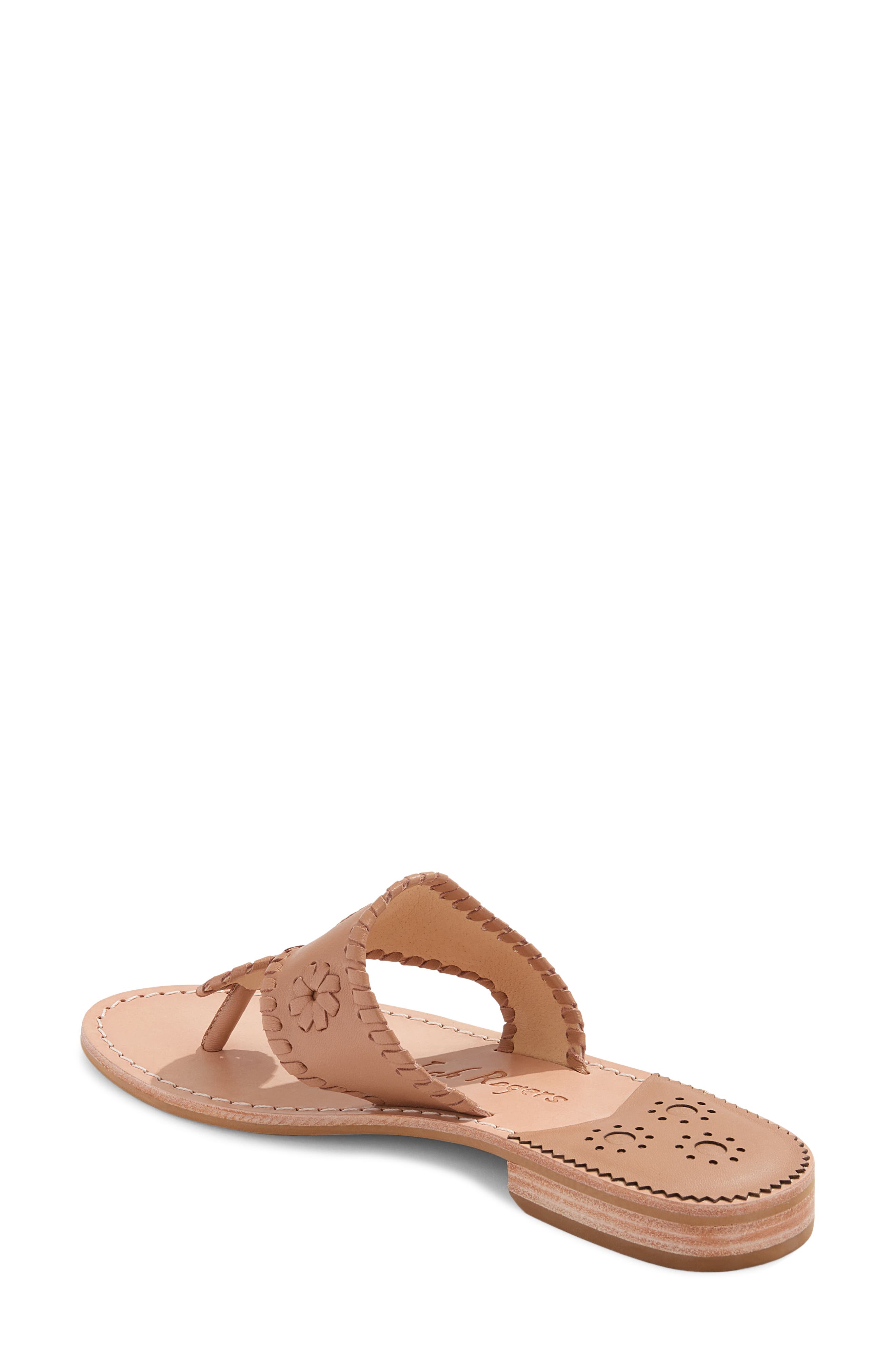 Jacks Flat Sandal, Alternate, color, CAFE AU LAIT