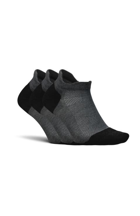 Elite Max Cushion No Show Tab Ankle Socks  Sport Sock with Targeted Compression