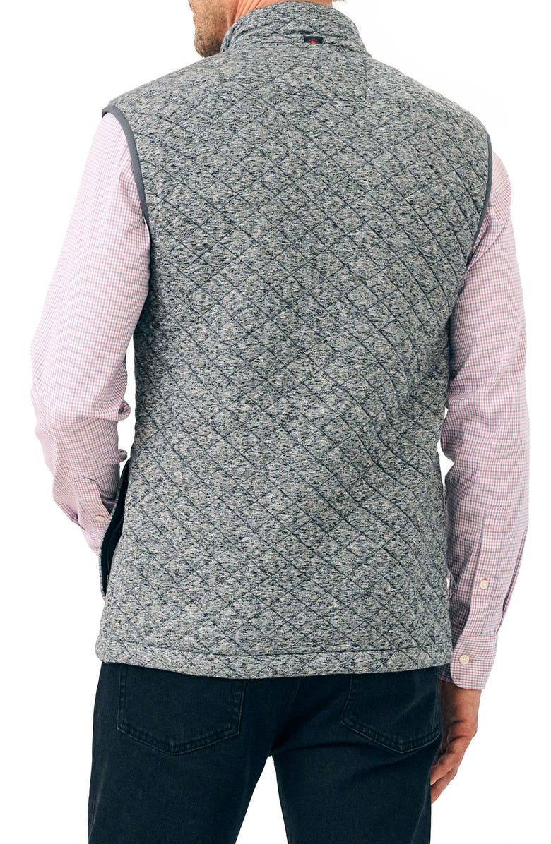 Faherty Epic Quilted Fleece Vest, Alternate, color,
