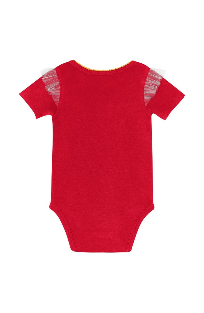 Outerstuff Girls Newborn Outerstuff Red Kansas City Chiefs My Team Rocks Bodysuit and Skirt Set, Alternate, color, Red