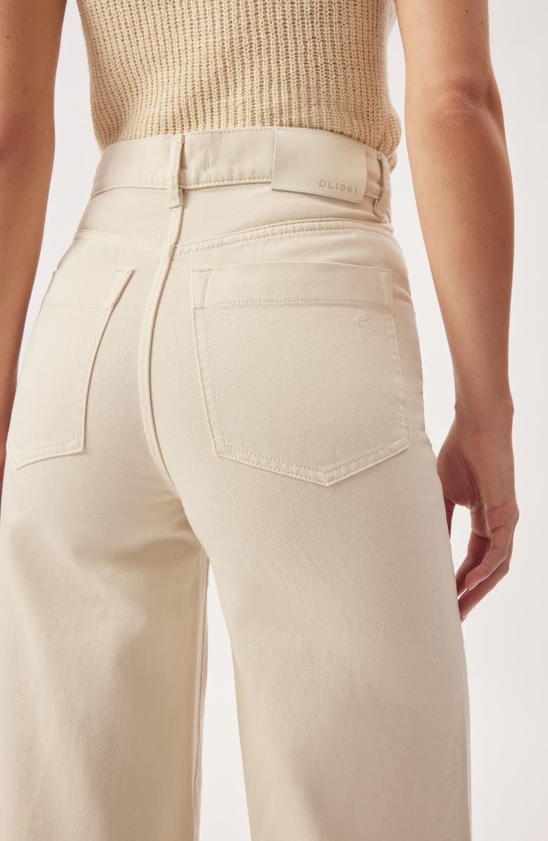 DL1961 Hepburn Fray Hem Wide Leg Jeans, Alternate, color, 