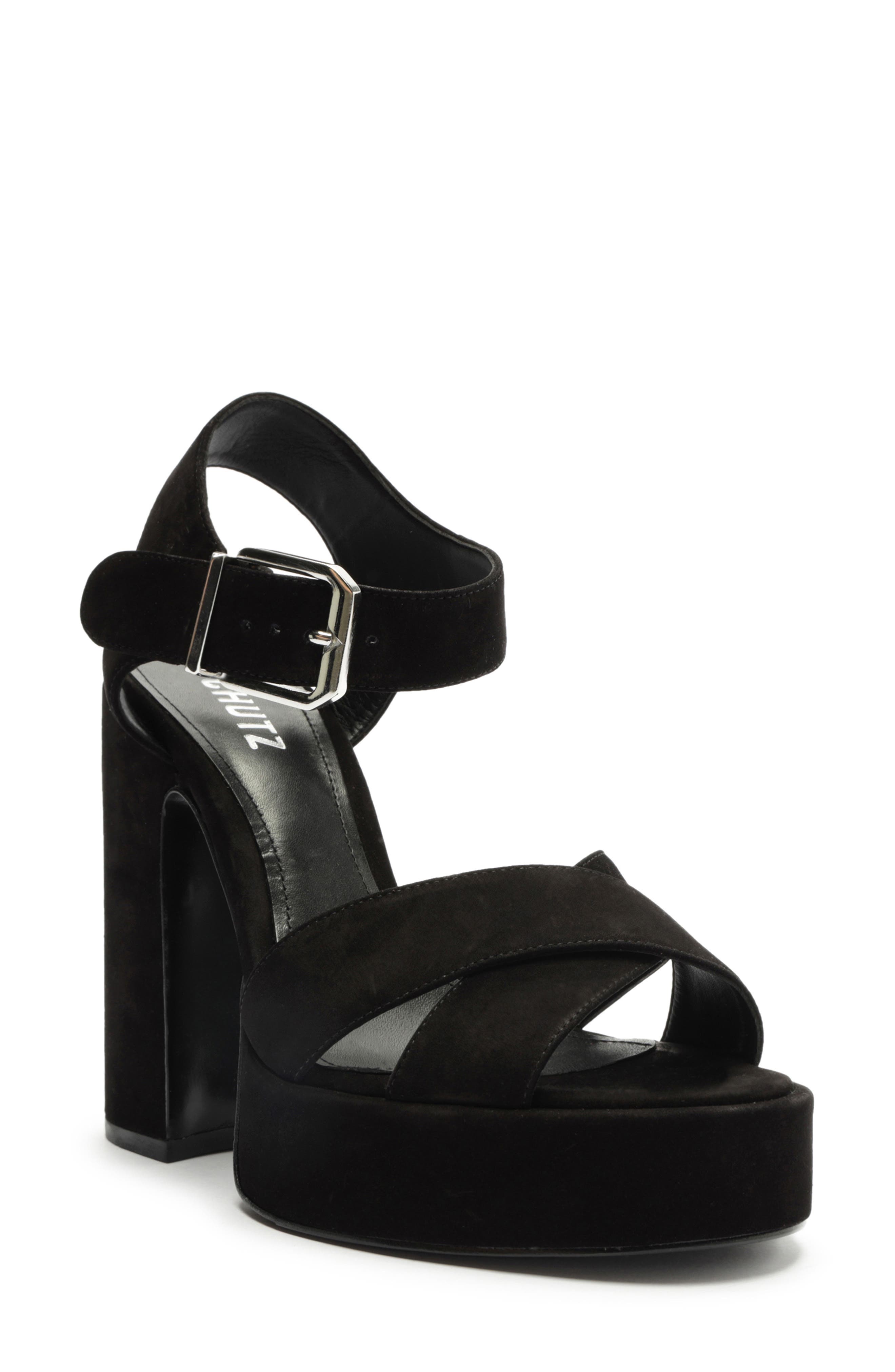 Schutz Penelope Ankle Strap Platform Sandal, Main, color, 
