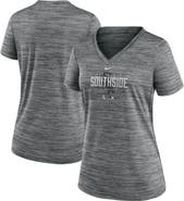 Nike Women's Nike  Gray Chicago White Sox City Connect Velocity Practice Performance V-Neck T-Shirt