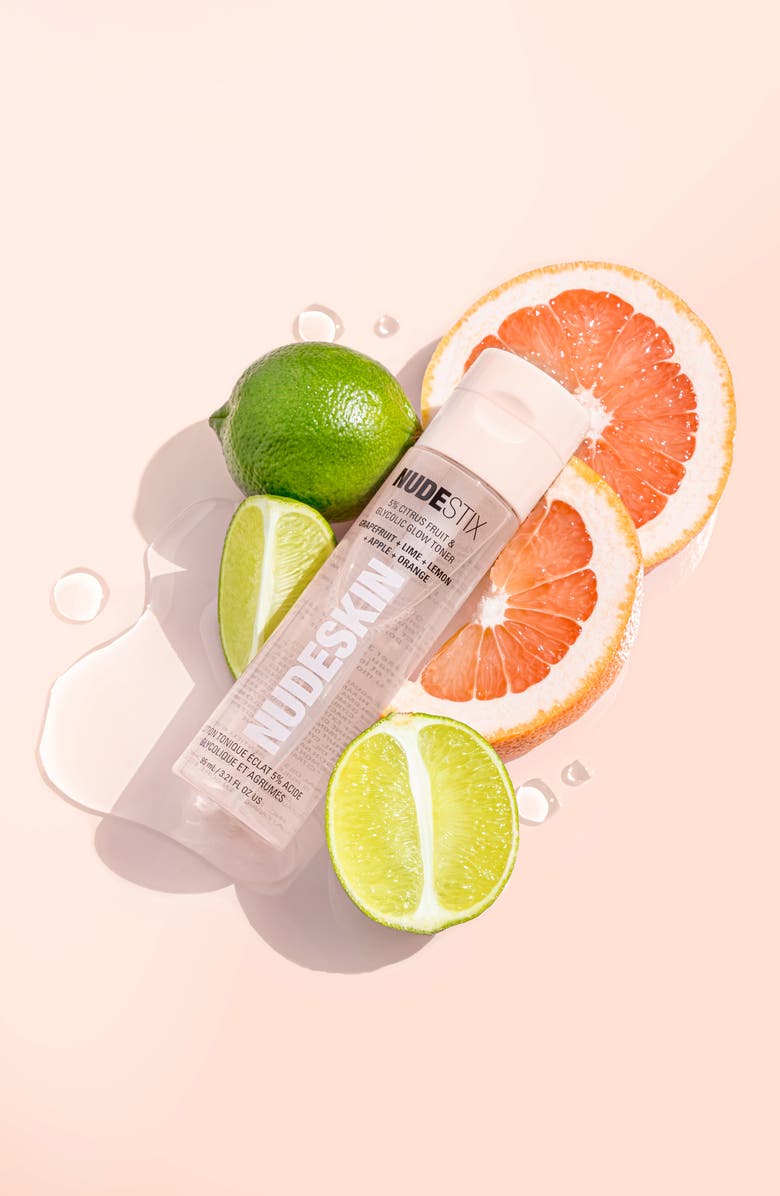 NUDESTIX 5% Citrus Fruit & Glycolic Glow Toner, Alternate, color, 