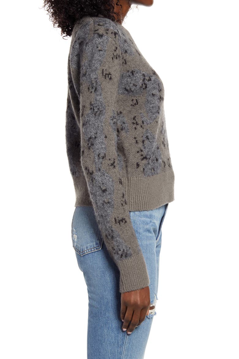Asko Camo Sweater, Alternate, color, KHAKI GREEN/ CHARCOAL