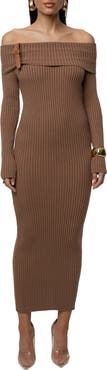 JLUXLABEL Kira Ribbed Midi Dress