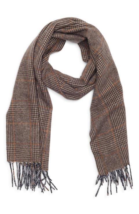 Men's Cashmere Fringe Scarf
