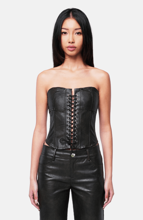 Ow Collection Sable Corset Top In Black