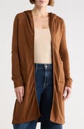 GO COUTURE Hooded Sweater Cardigan