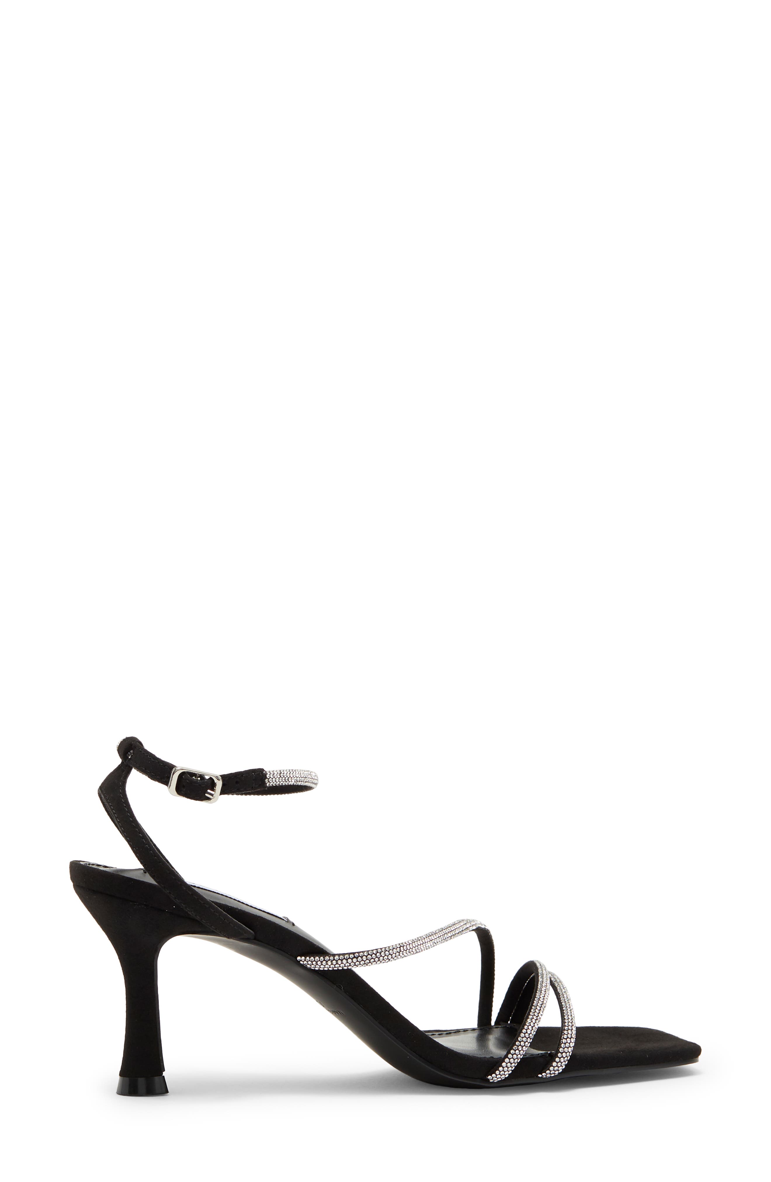 Steve Madden Meggie Crystal Ankle Strap Sandal, Alternate, color, 