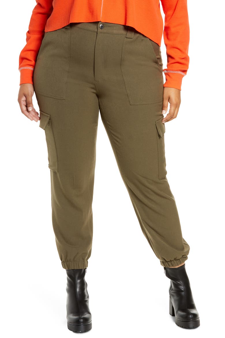 Casual Cargo Pants, Main, color, OLIVE SARMA