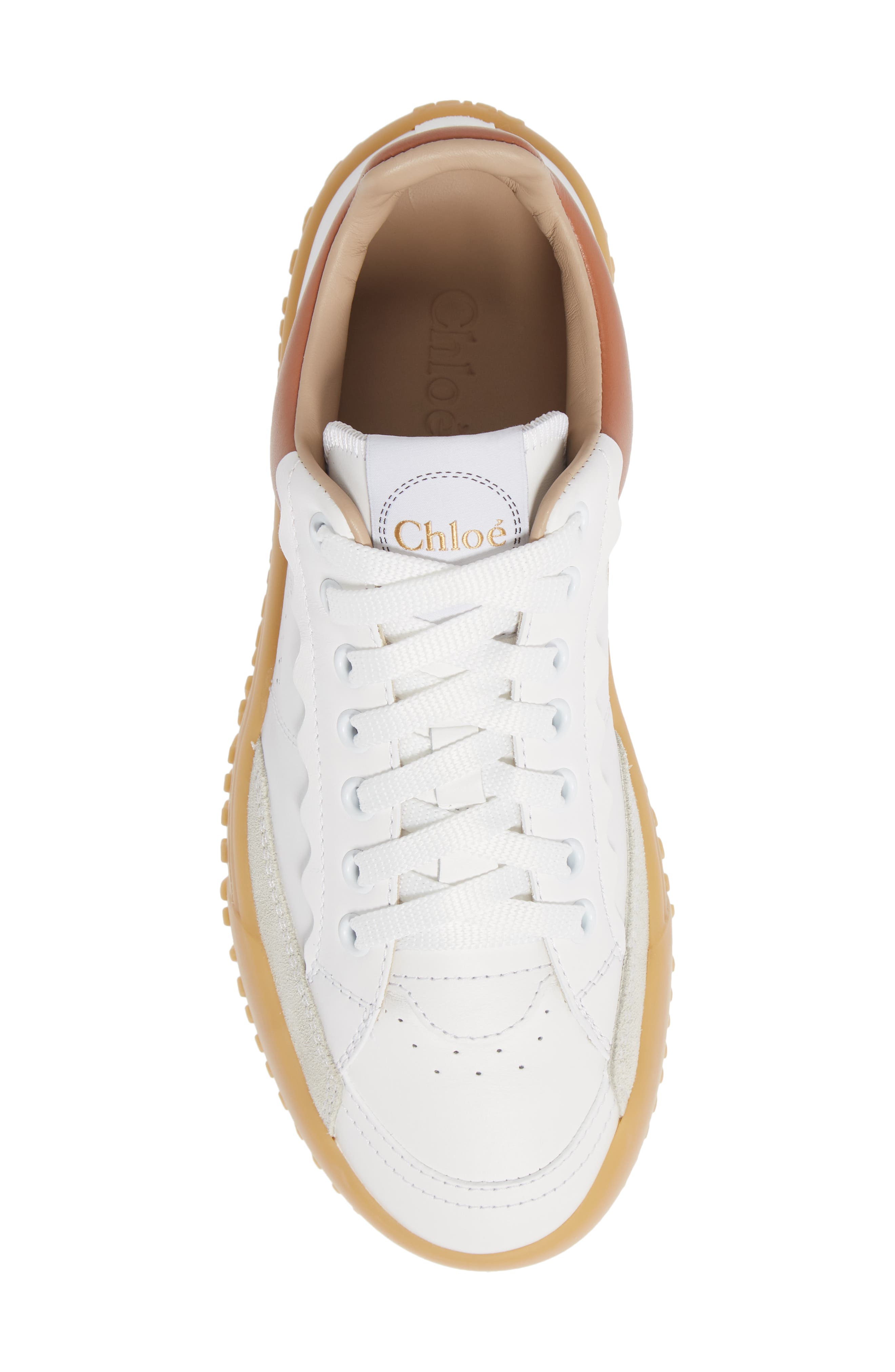 Franckie Low Top Sneaker, Alternate, color, WHITE/ BEIGE