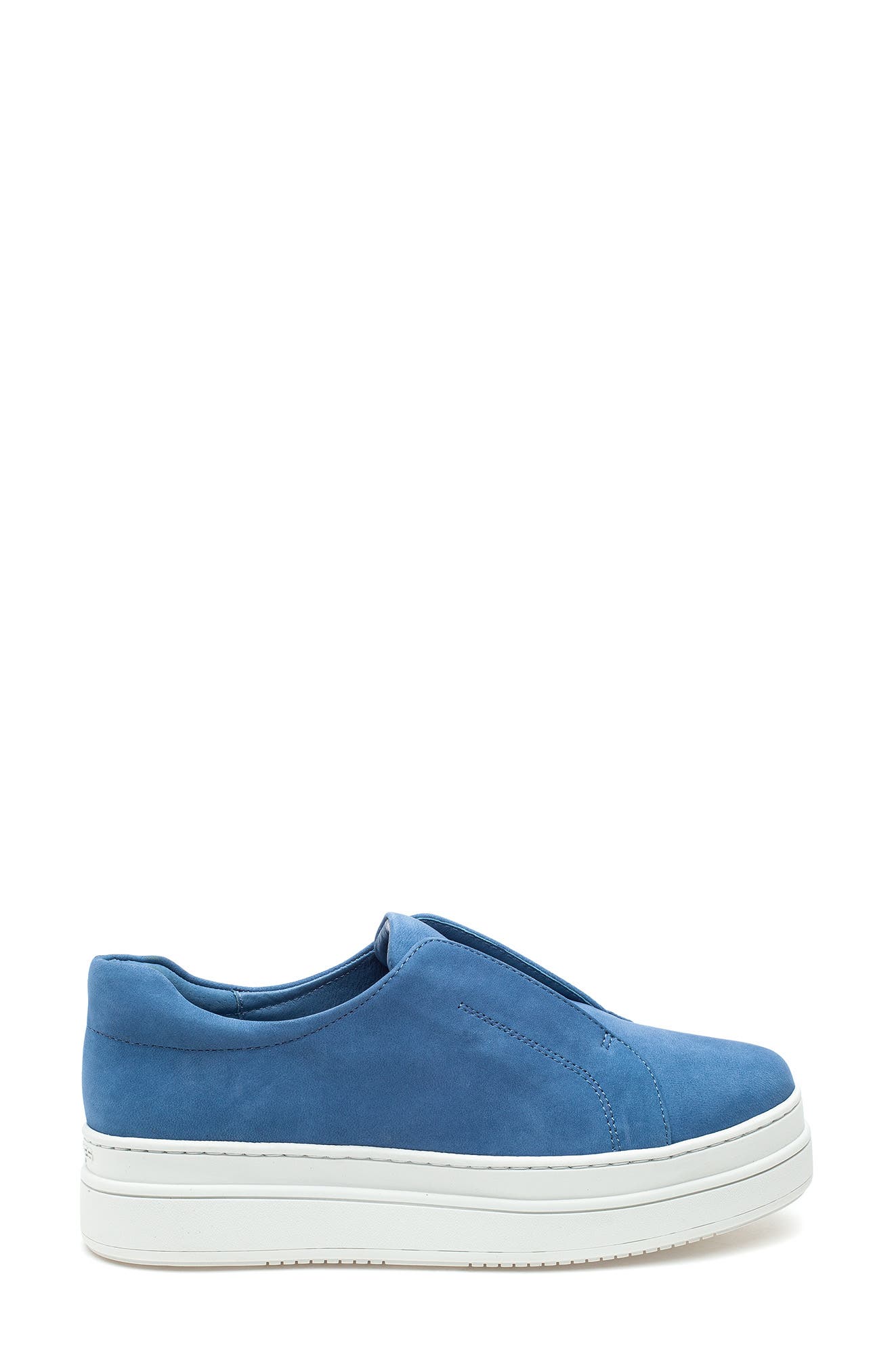 Noel Laceless Platform Sneaker, Alternate, color, OCEANA WAXY NUBUCK