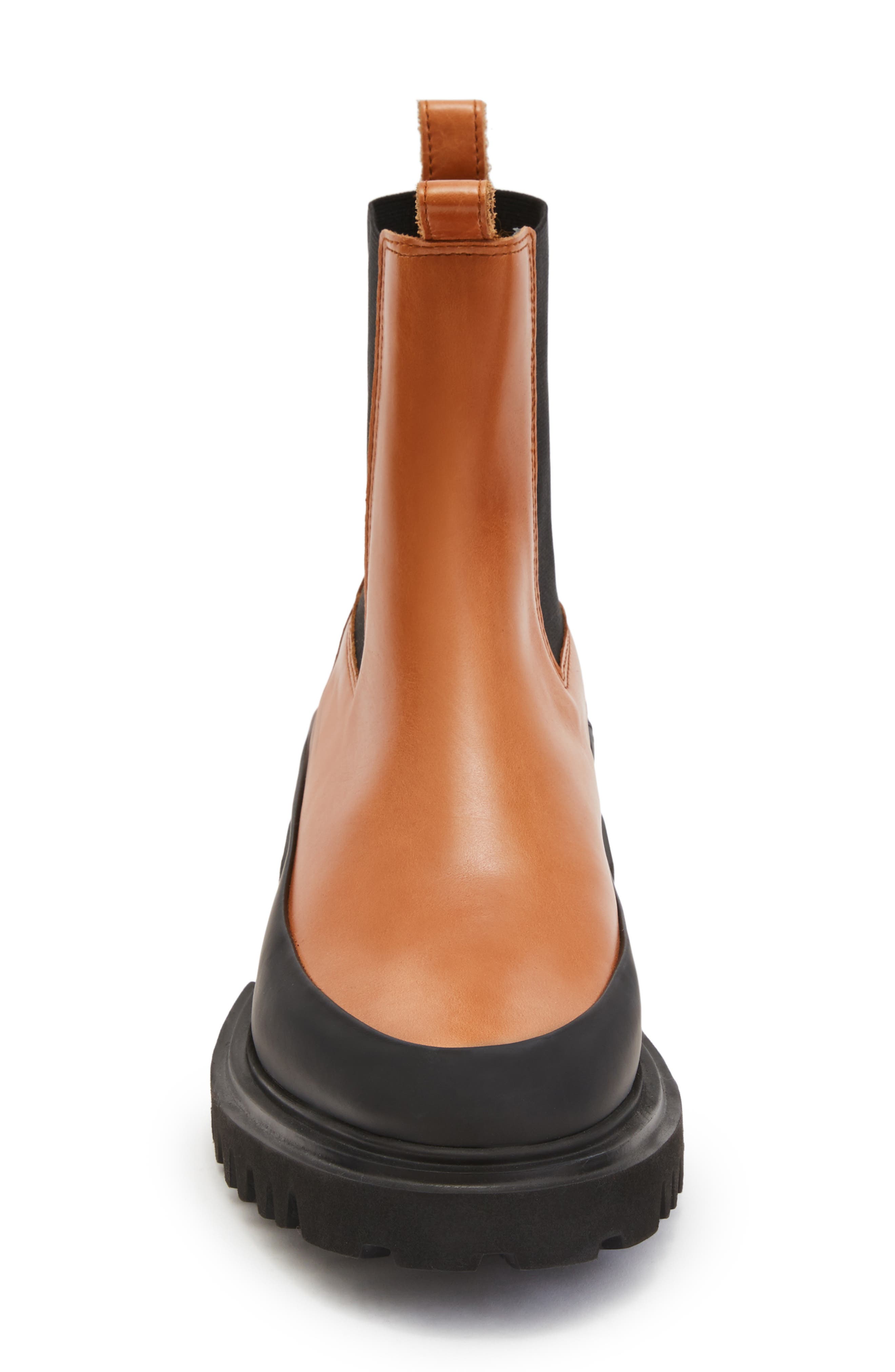 Harlee Lug Sole Chelsea Boot, Alternate, color, TAN BROWN