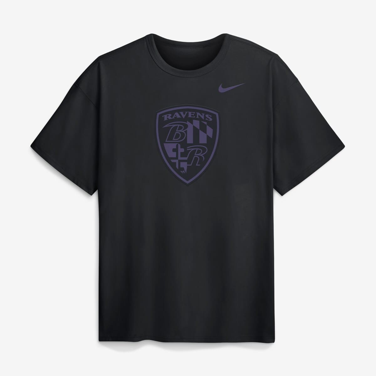 Men's Nike  Black Baltimore Ravens Backfield Disruptor Max 90 T-Shirt - image 2