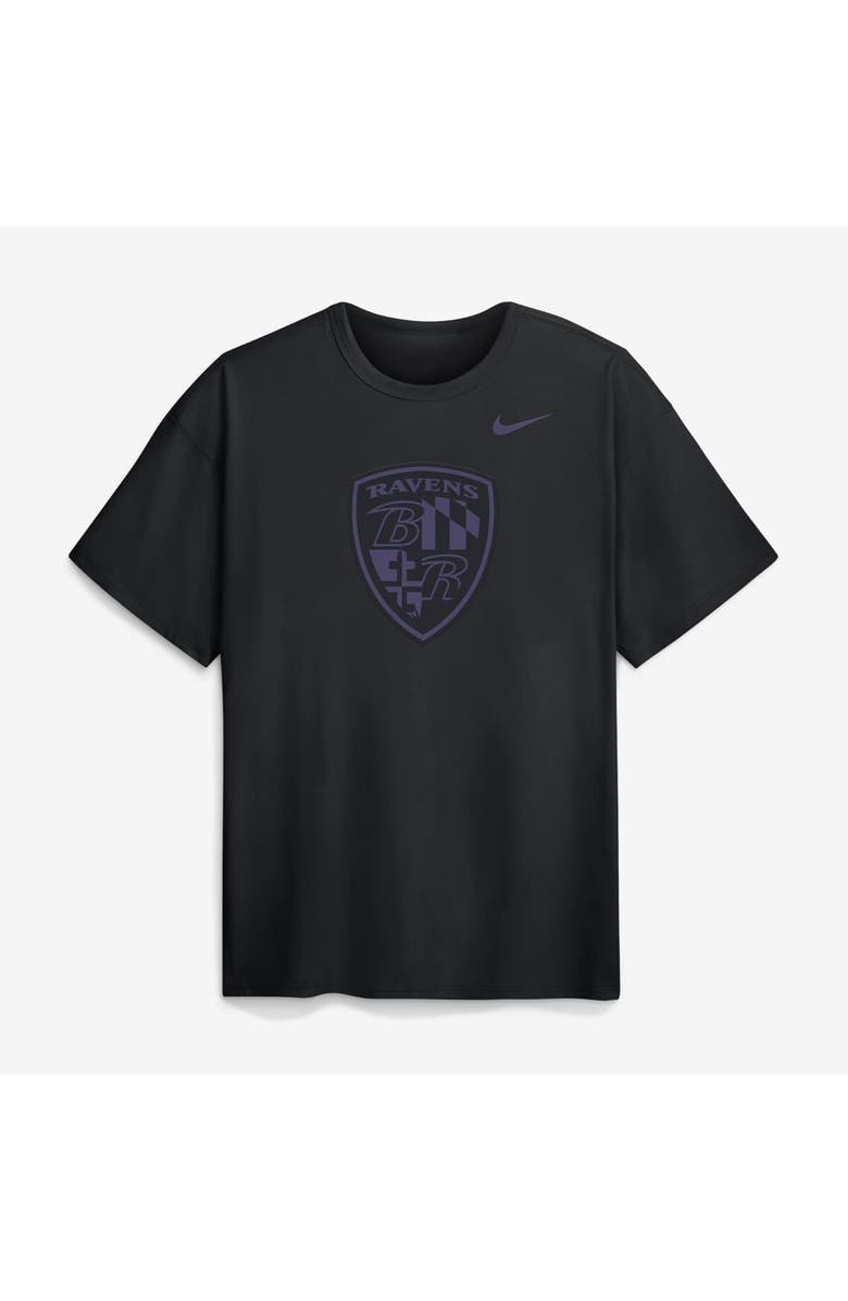 Nike Men's Nike  Black Baltimore Ravens Backfield Disruptor Max 90 T-Shirt, Alternate, color, Black