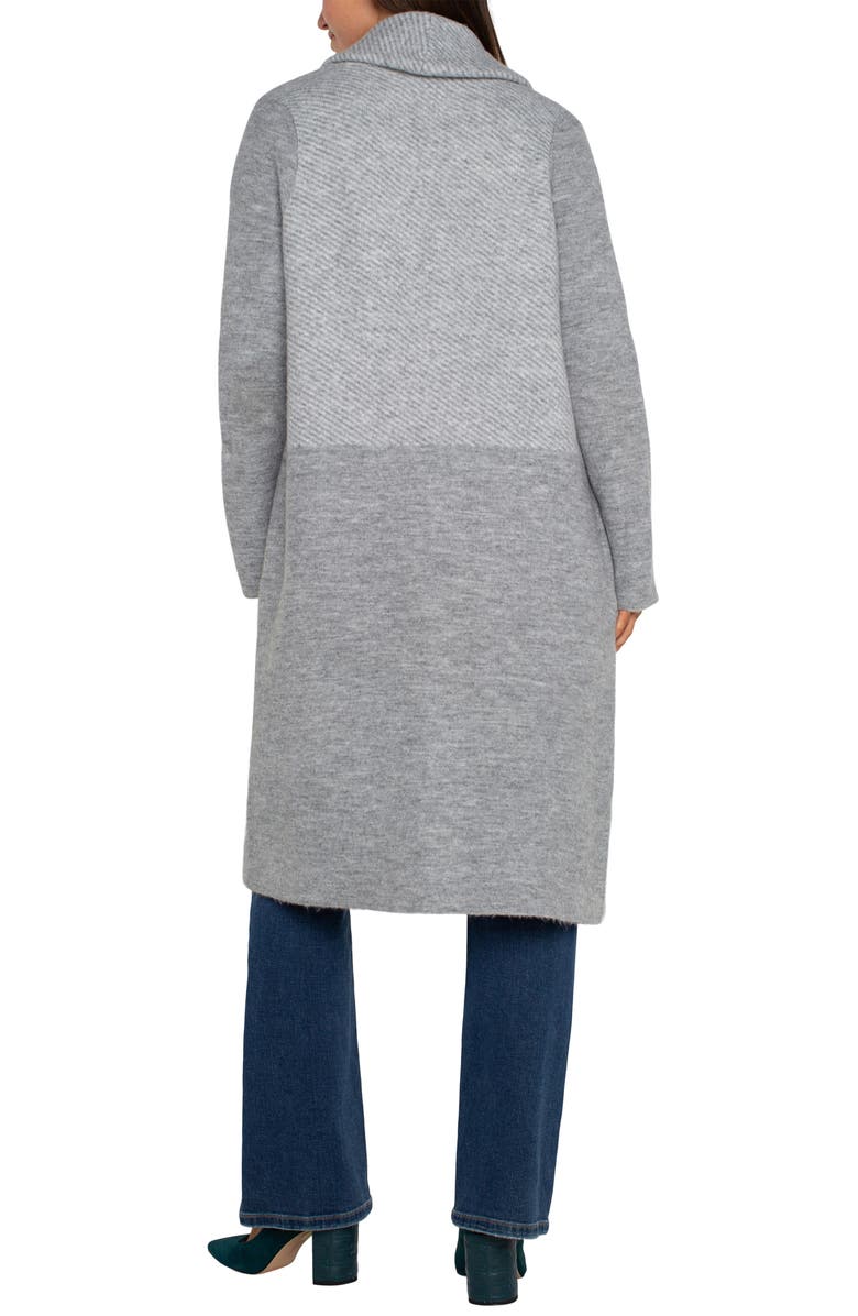 Liverpool Los Angeles Open Front Double Face Coatigan, Alternate, color, 