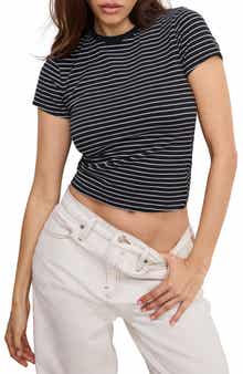 Good American Super Stretch Baby Tee