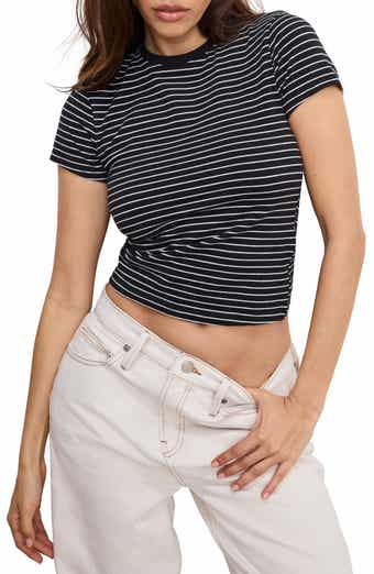 Good American Super Stretch Baby Tee