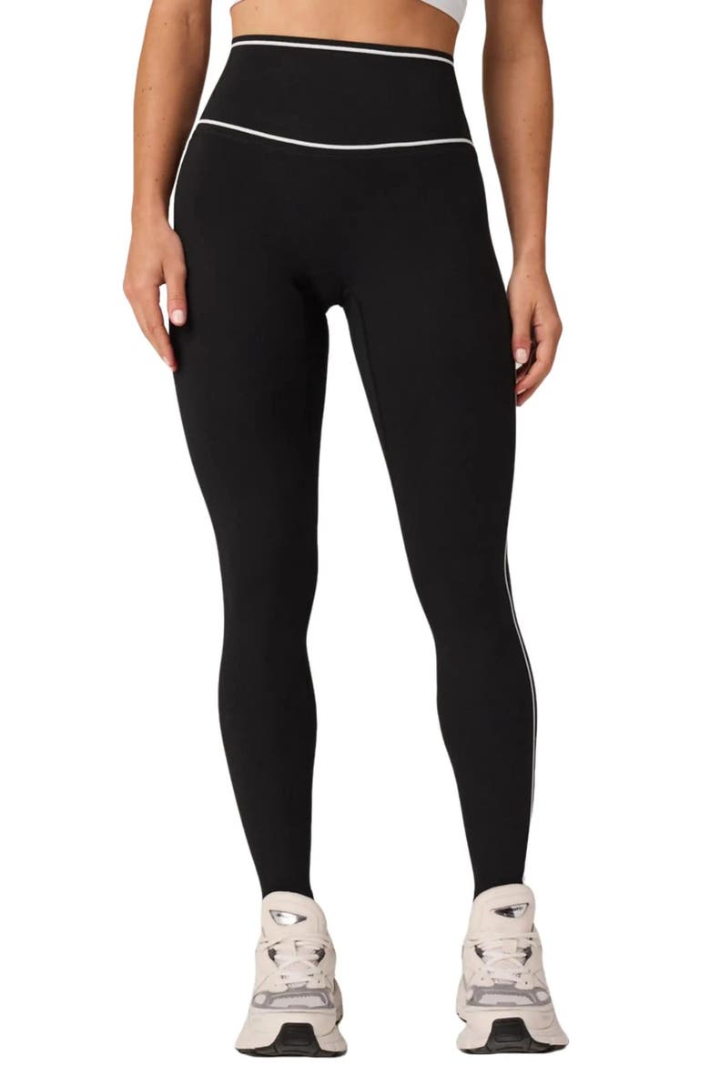 The No-Seam PureLuxe TLC Legging, Main, color, Black/Classic White
