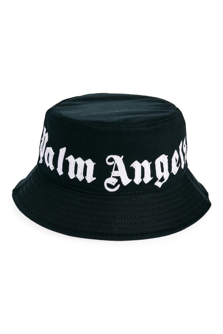 Logo Bucket Hat, Main, color, BLACK OFF WHITE