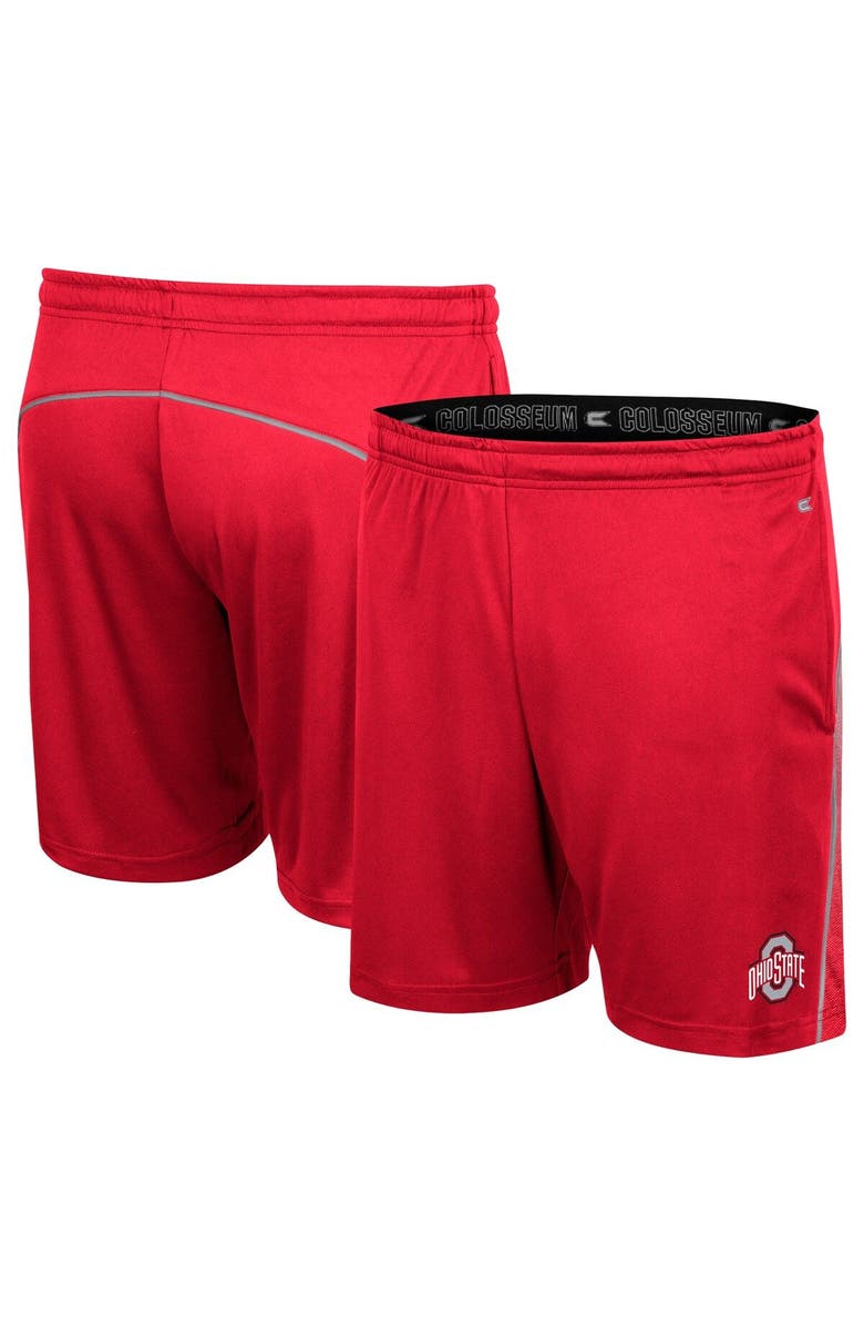 COLOSSEUM Men's Colosseum Scarlet Ohio State Buckeyes Laws of Physics Shorts, Main, color, Scarlet