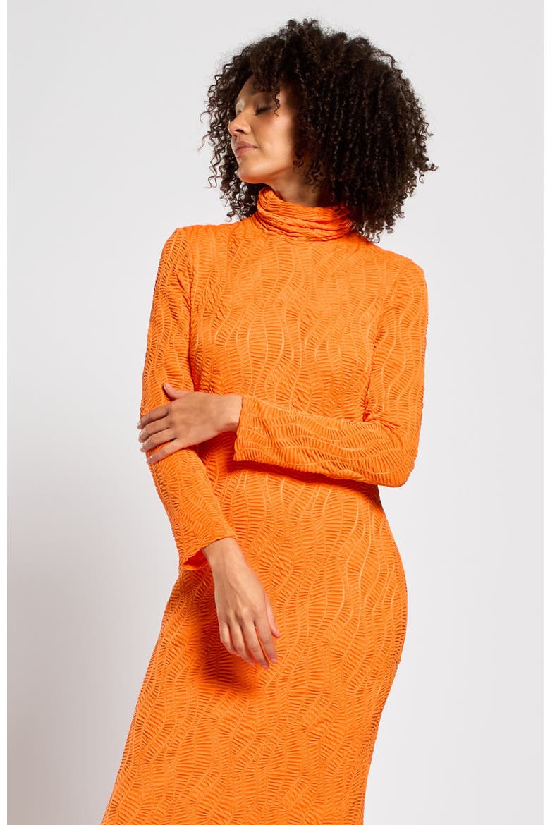Silia Dress, Alternate, color, Orange