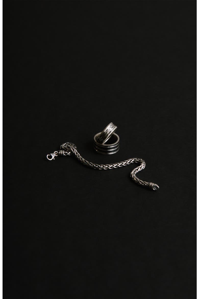 Spiga Chain Bracelet, Alternate, color, Silver