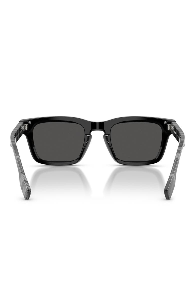 51mm Rectangular Sunglasses, Alternate, color, BLACK/ DARK GREY