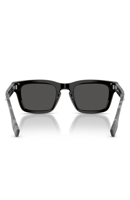Burberry 51mm Rectangular Sunglasses In Black
