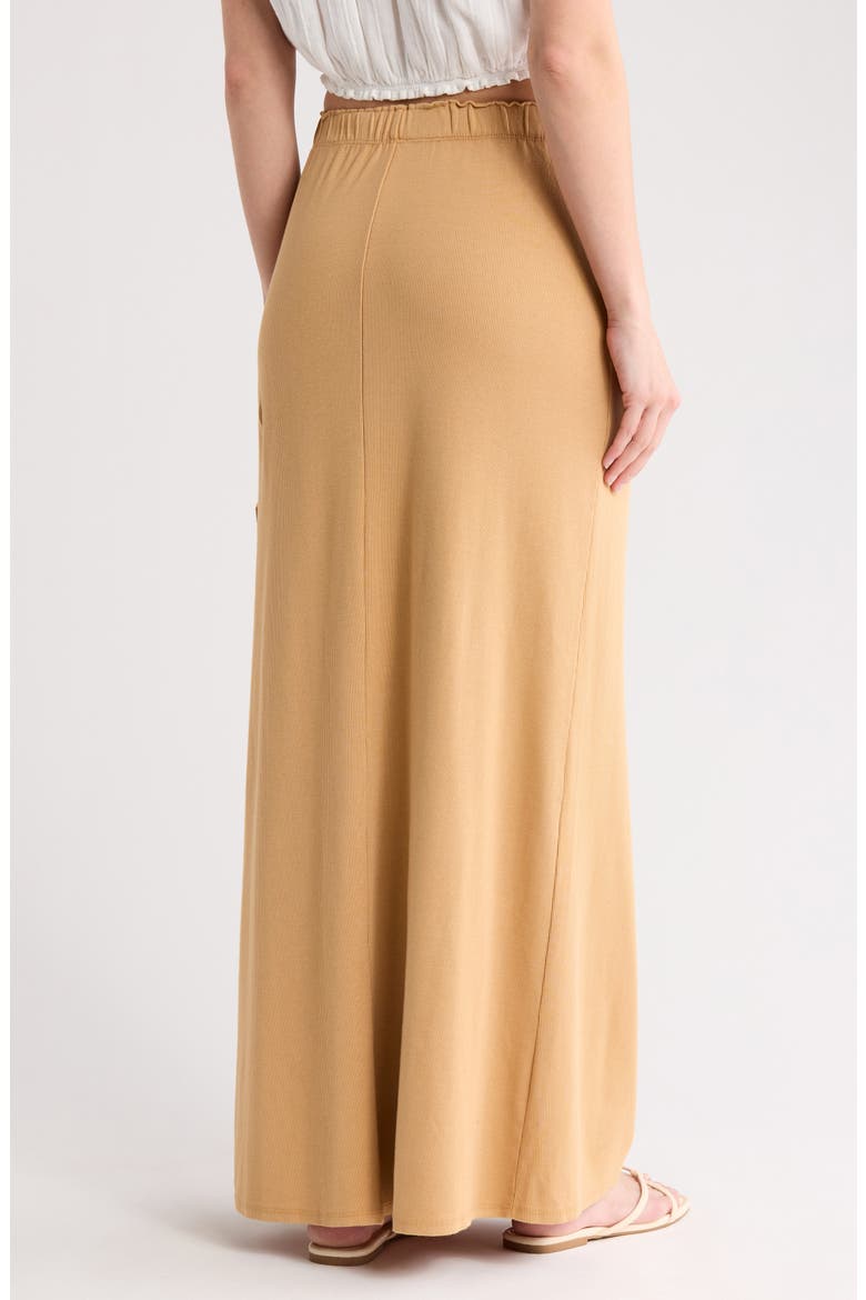 Slit Maxi Skirt, Alternate, color, COCOON
