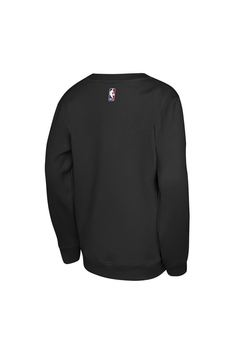 Jordan Brand Youth Jordan Brand Black Milwaukee Bucks Courtside Statement Edition Sweatshirt, Alternate, color, Black