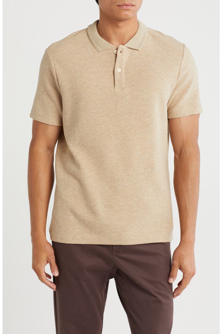 Rick Short Sleeve Polo, Main, color, TWINE