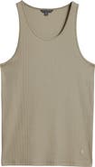 John Varvatos Olin Rib Cotton & Lyocell Blend Tank
