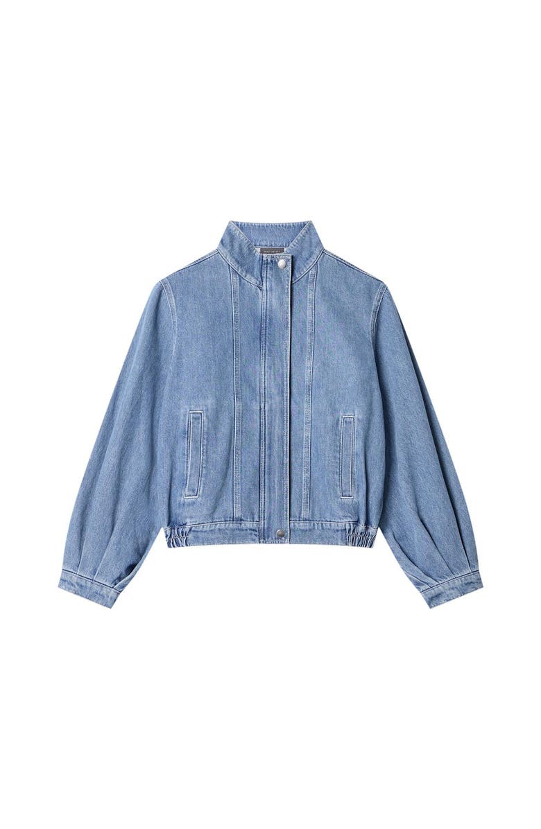 MINT VELVET Denim Bomber Jacket, Alternate, color,