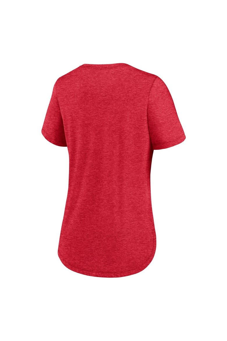 Women's Nike Heather Red Tampa Bay Buccaneers Local Fashion Tri-Blend T-Shirt, Alternate, color, Heather Red