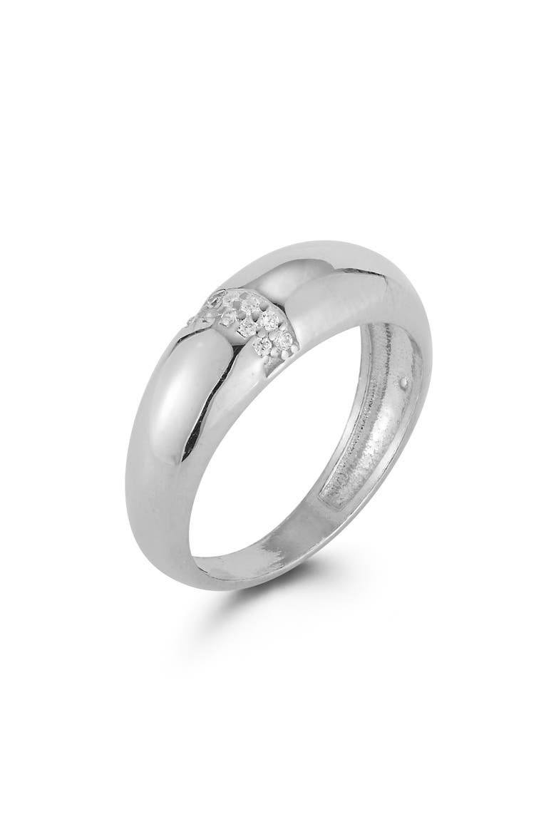 Dome Ring, Alternate, color, SILVER