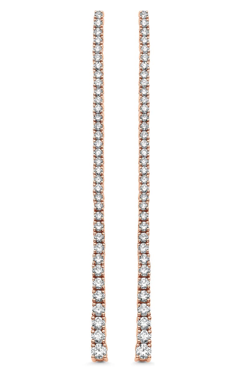 Sara Weinstock Isadora Eternity Diamond Drop Earrings, Main, color, 