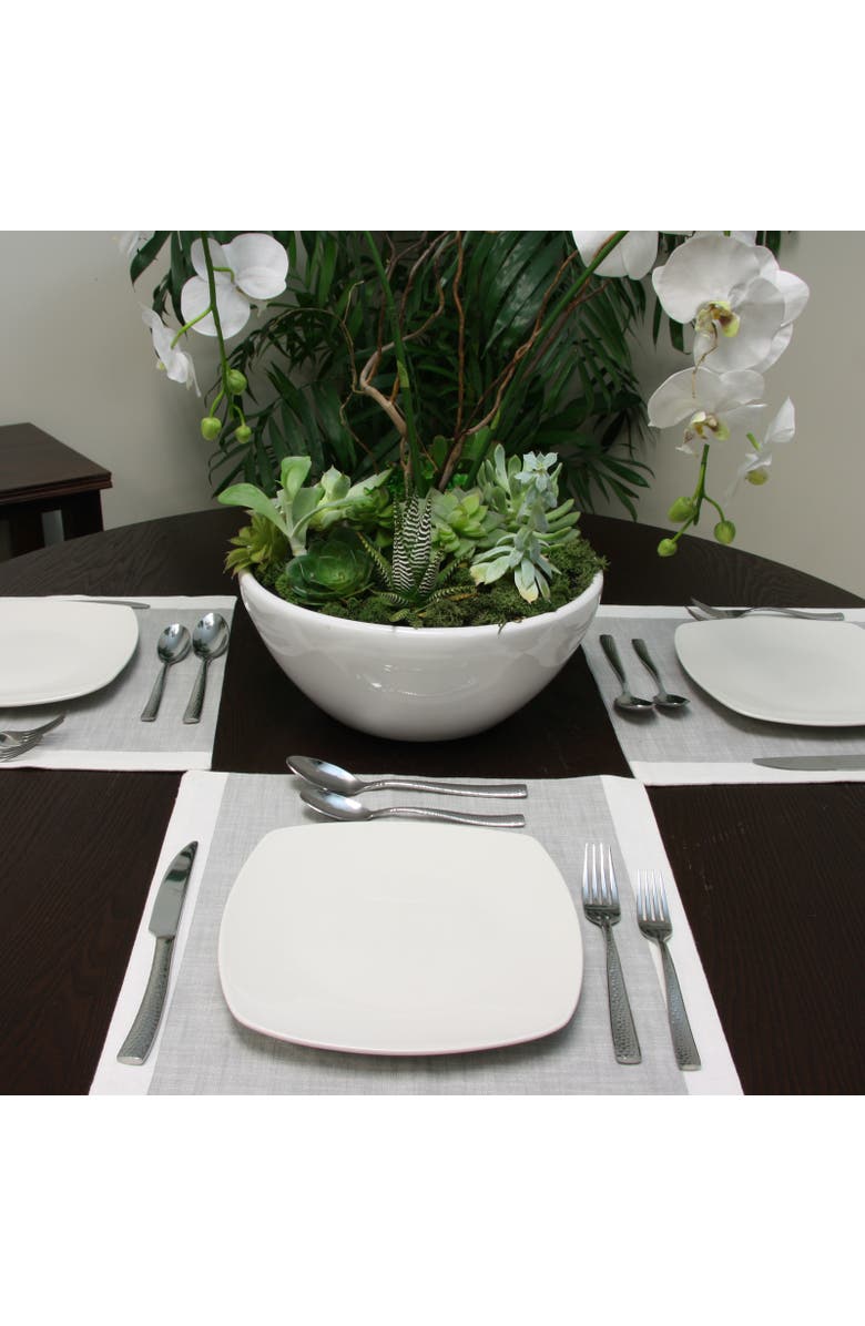 Gibson Elite Ambassador 20 Piece Stainless Steel Flatware Set, Alternate, color, Metallic Silver