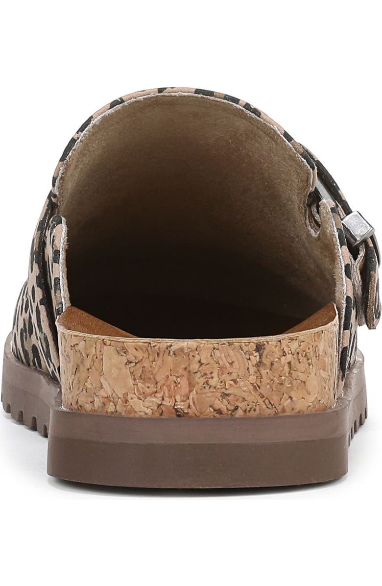 Blowfish Malibu Sienna Buckle Clog, Alternate, color, Leopard Faux Suede