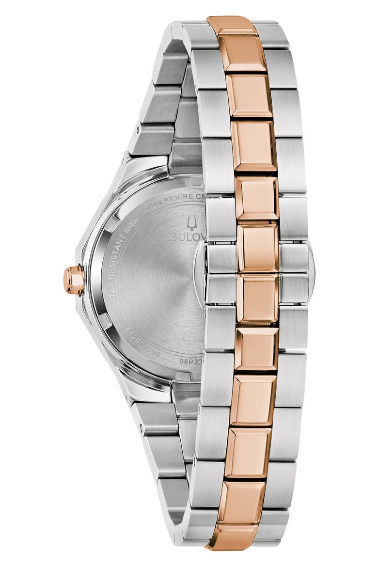 Classic Prestige Diamond Bracelet Watch, 32mm, Alternate, color, TWO-TONE